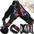Нейлоновая шлейка жилет для выгула собак, щенков Dog Harness Set нагрудный регулируемый ремень для животных с грудным обхватом для домашних питомцев