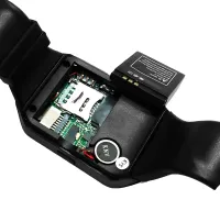 Умные наручные смарт часы Smart Watch Q18 c камерой, диктофоном и фитнес трекером, аккумуляторные Bluetooth часы с пульсометром Smartix Черные