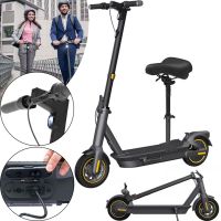Складной электросамокат Ninebot KickScooter Max G30 600W с передним амортизатором и сидением до 140 кг, Электрический самокат E-Scooter 15Ah до 50 км