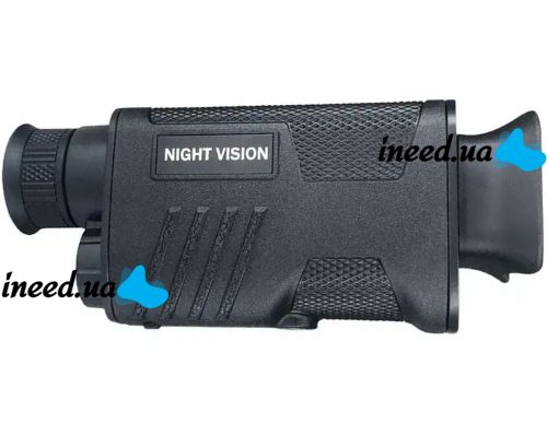Ручний цифровий монокуляр прилад нічного бачення LG64 Night Vision з 8 кратним збільшенням і функцією запису, Монокль телескоп з нічним баченням і чохлом