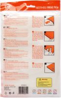 Vacuum bags 80x120 cm for compact storage with a vacuum cleaner valve, reusable transparent bags for packing clothes