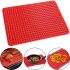 Антипригарний силіконовий килимок для випічки Pyramid Pan Fat-Reduction Silicone Cooking Mat, Деко для гриля і запікання, Підставка під гаряче