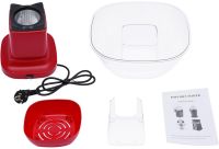 Аппарат для приготовления попкорна Popcorn Maker KA2018 1200W домашняя электрическая мини попкорница, портативный попкорнмейкер от сети MA-5 Красный
