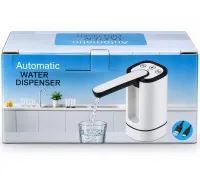 Аккумуляторная складная помпа Water Pump XL-1407 электрический дозатор для питьевой воды на бутыль кулера 4W автоматическая раскладная электропомпа