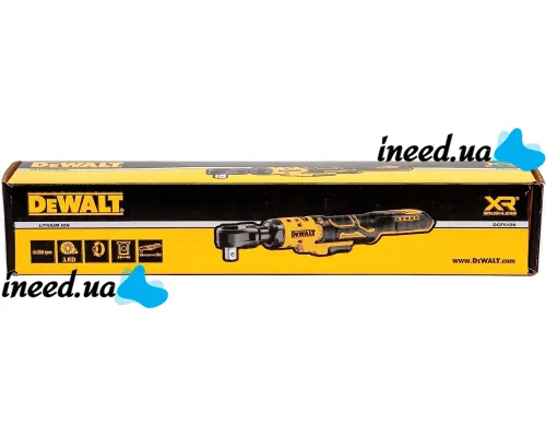 Аккумуляторный угловой гайковерт трещотка DeWalt DCF512D1 48V бесщеточный электроинструмент для откручивания и закручивания болтов и гаек 1/2 X-474