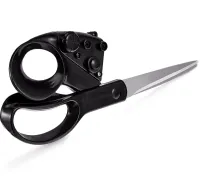 Швейные ножницы с лазерным указателем Laser Scissors LP01 21 см портняжные ножницы для кроя и шитья с лазером для точного разрезания ткани и бумаги