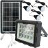 Portable Solar Station GDLite GD-106 Portable LED Flashlight Spotlight with 3 lamps and a power bank on a 4000 mAh solar battery GDTimes ZB-28