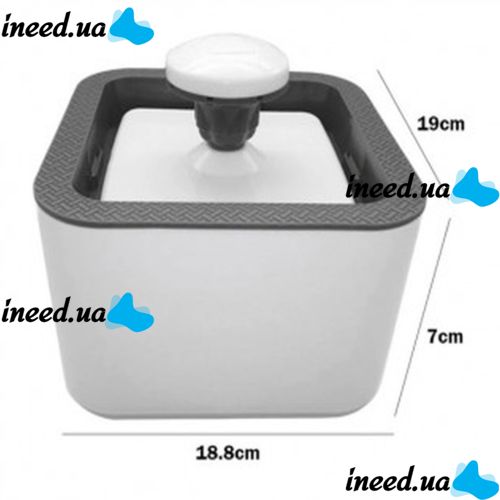 Автоматическая поилка фонтан для собак и кошек Pet Water FOUNTAIN, Бесшумная автопоилка для домашних животных, Питьевой фонтан для котов Серый