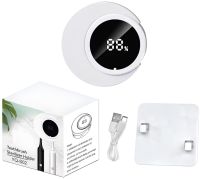 Настенный УФ стерилизатор зубных щеток Toothbrush Sterilizer Holder YQ-S02 автоматический держатель с ультрафиолетовой дезинфекцией и дисплеем от USB