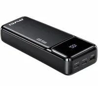 Портативное зарядное устройство Power Bank Awei PA-92 20000 мАч 22.5W внешний аккумулятор повербанк с быстрой зарядкой и дисплеем для телефона Type-C