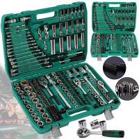 A set of tools in a New Tools case for 216 items, a car hand-held set of car tools, bit heads, car keys in a suitcase Ultra
