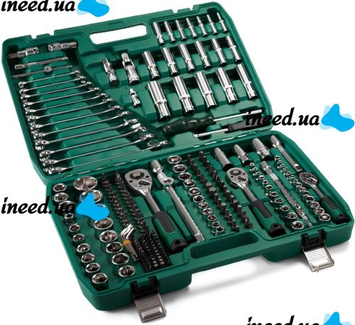 A set of tools in a New Tools case for 216 items, a car hand-held set of car tools, bit heads, car keys in a suitcase Ultra
