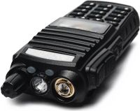 Двухдиапазонная рация Baofeng UV82 5W на 128 каналов до 7 км портативная цифровая радиостанция с гарнитурой и двойной кнопкой 2800 мАч UV-82 Черная