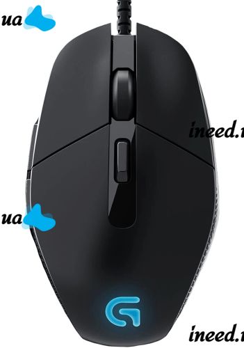 Игровая компьютерная мышь Logitech G302 Deadalus Prime проводная USB геймерская мышка с подсветкой для ПК компьютера и ноутбука G-302 Черная