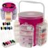 Supercosturero 210-piece Sewing Kit Organizer with Threads and Sewing Accessories, accessories for hand Sewing and needlework