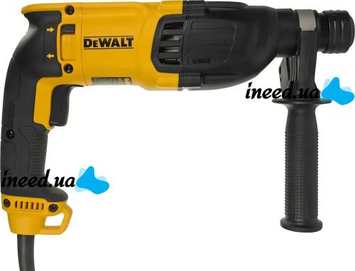 Сетевой перфоратор DeWALT D25143K 900W 3.2 Дж SDS-Plus патрон с регулировкой оборотов 3 режима сверления, электроперфоратор Деволт 900Вт в кейсе