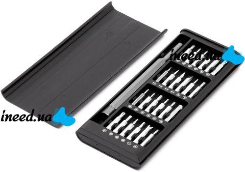Набор отверток 25 в 1 Phillips Torx Hex Precision DIY с кейсом магнитные биты отвертки для ремонта телефонов мини-чехол набор инструментов отвертка