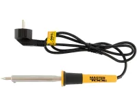 Контактный электрический паяльник Mastertool 44-0009 80W электропаяльник на подставке для соединения и пайки деталей и проводов от сети 220V WL-9