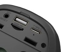 Беспроводная колонка со светомузыкой Hopestar P50 mini Black портативная Bluetooth мини акустика с RGB подсветкой USB AUX для Android IOS Черная