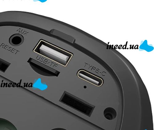 Беспроводная колонка со светомузыкой Hopestar P50 mini Black портативная Bluetooth мини акустика с RGB подсветкой USB AUX для Android IOS Черная