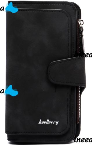 Женский замшевый кошелек Baellerry Forever N2345 Black женское мини портмоне на 10 отделений для купюр и мелочи 19х10.5 см Черный