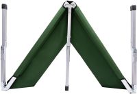 Раскладная кровать для кемпинга Camp Bed 190х65 см портативная складная раскладушка с алюминиевым каркасом до 120 кг кровать-раскладушка с чехлом