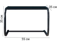 Настольная полка стеллаж для микроволновки Multifunctional Microwave rack AND979, Кухонный органайзер над микроволновой СВЧ печью для мелочей Черная