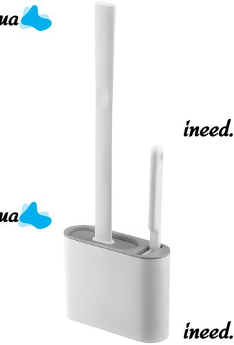 Набор щетка и ершик Cleaner Toilet Brush RD-5763 подвесной силиконовый гибкий ёршик на подставке с креплением на стену для чистки унитаза HA-179