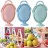Folding fruit plate Creative Folding Fruit Plate multi-level fruit bowl menagerie in 3 sections, folding stand for snacks in the kitchen