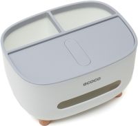 Настольный контейнер для салфеток Ecoco E2009 салфетница органайзер для хранения мелочей с держателем подставкой для телефона Tissue Box AND-117
