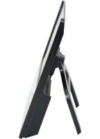Настольные электронные часы с фоторамкой DS-6608 с зеленой LED подсветкой, светодиодные проводные с будильником и термометром от сети Черные