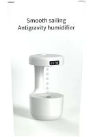 Anti Gravity Humidifier 800ml Portable Drip Mini Diffuser with Reverse Flow and Backlight White