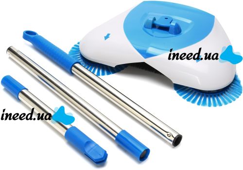 Mechanical Mop Broom Hurricane Spin Broom M24 Universal Brush with Telescopic Handle 110 cm for Dry Floor Cleaning with vacuum cleaner Effect