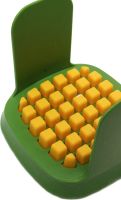 Измельчитель для овощей Vegetable Chopper 2 в 1 кухонная ручная овощерезка с двумя сменными насадками для нарезки картофеля на ломтики и кубики