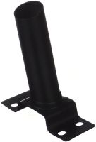 Держатель для уличного фонаря на столб Solar Street Light 4.8 см настенное крепление, круглый кронштейн с анкерами для светильников до 20 кг Черный