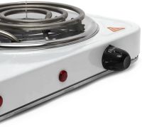 Настольная двухконфорочная электроплита Hot Plate Electric Cooking JX-2020B спиральная плита на 2 конфорки 5 режимов 2000W с термостатом индикатором
