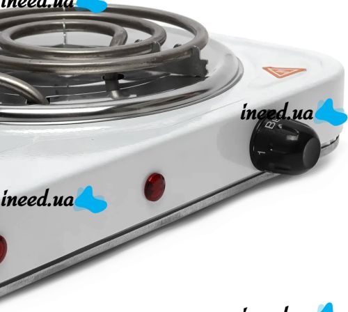 Настольная двухконфорочная электроплита Hot Plate Electric Cooking JX-2020B спиральная плита на 2 конфорки 5 режимов 2000W с термостатом индикатором