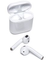 Беспроводные Bluetooth наушники Borofone BW25 сенсорные вкладыши с встроенным микрофоном и шумоподавлением TWS гарнитура в кейсе Android iOS Белые