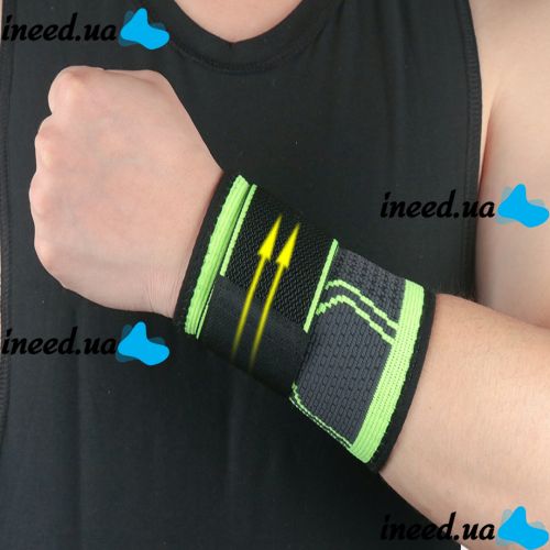 Фиксатор лучезапястного сустава Sibote Wristbands ST-2505 эластичный бандаж от растяжений лангетка на кисть рук запястья с фиксирующим ремнем