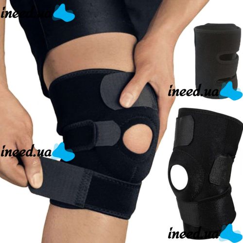 Эластичный фиксатор коленного сустава Kosmodisk Knee Support, Наколенник для суставов колена Космодиск, Бандаж с фиксацией коленной чашечки
