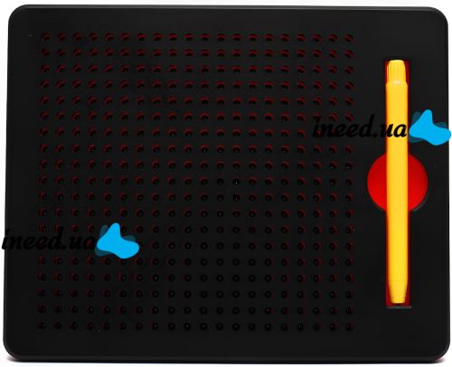 Магнитная доска для рисования шариками MagPad 1763-1 на 380 магнитов со стилусом, детский развивающий магнитный планшет для творчества TSQ-380