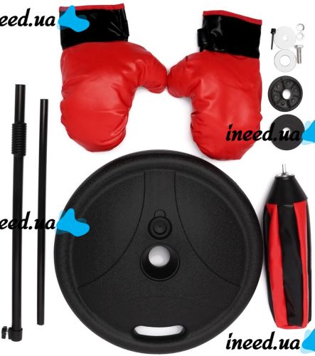Детский боксерский набор Profi Boxing MS-0331 детская боксерская напольная груша с перчатками на регулируемой стойке для бокса 110 см 777-784A
