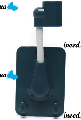 Настенный держатель для душевой лейки Shower Holder AND-129 универсальное вращающиеся крепление с 2 крючками для ручного душа на присоске в ванную