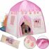 Дитячий ігровий намет у вигляді будиночка Garden Play Tent 130х130х100 см з вікнами для дому та вулиці, ігровий намет для дітей з сумкою Рожевий