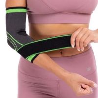 Фиксатор локтевого сустава Elbow Support ST-2506 эластичный бандаж, фиксатор, универсальный спортивный налокотник на локоть с фиксирующим ремнем
