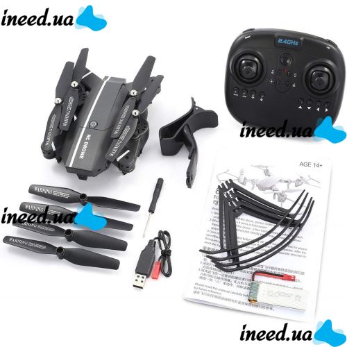 Складной аккумуляторный квадрокоптер RC Drone 8807 FPV c HD WiFi камерой барометром, четырех осевой дрон, коптер с функцией возврата CTW 8807W