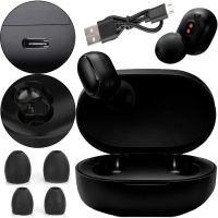 Беспроводные Bluetooth наушники Xiaomi Redmi AirDots 2 PRO Black вакуумные наушники-гарнитура, шумоподавлением и микрофоном в кейсе блютуз USB Черные