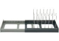Расширяемый держатель для хранения крышек Dish Rack кухонный выдвижной органайзер для посуды, раздвижная сушилка подставка для кастрюль на кухню