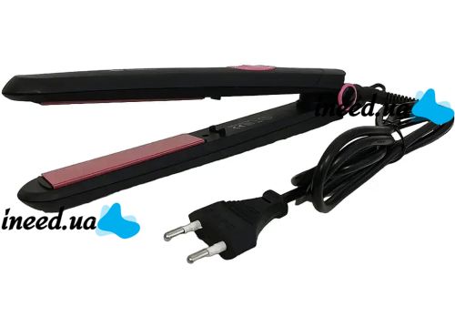 Утюжок плойка для выпрямления волос Domotec MS-4908 45W выпрямитель для укладки и выравнивания с быстрым нагревом, керамический прибор щипцы MS4908