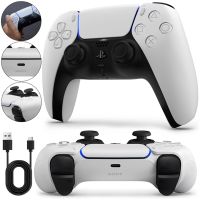 Беспроводной джойстик геймпад Sony PlayStation DualSense для PS5 аккумуляторный игровой контроллер с микрофоном и вибрацией для приставки и ПК White